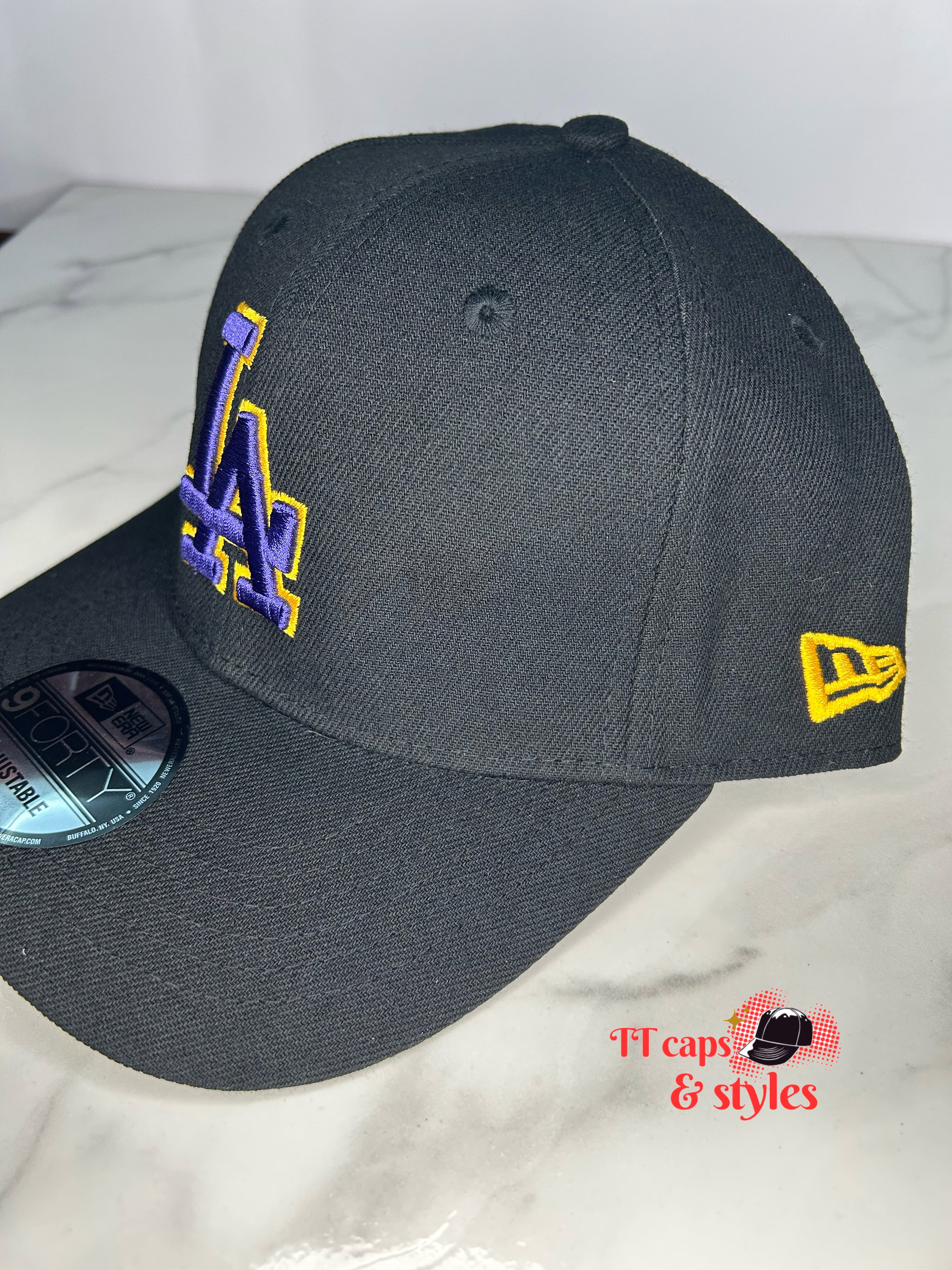 La Lakers gold and purple new era_1