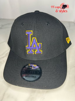 La Lakers gold and purple new era