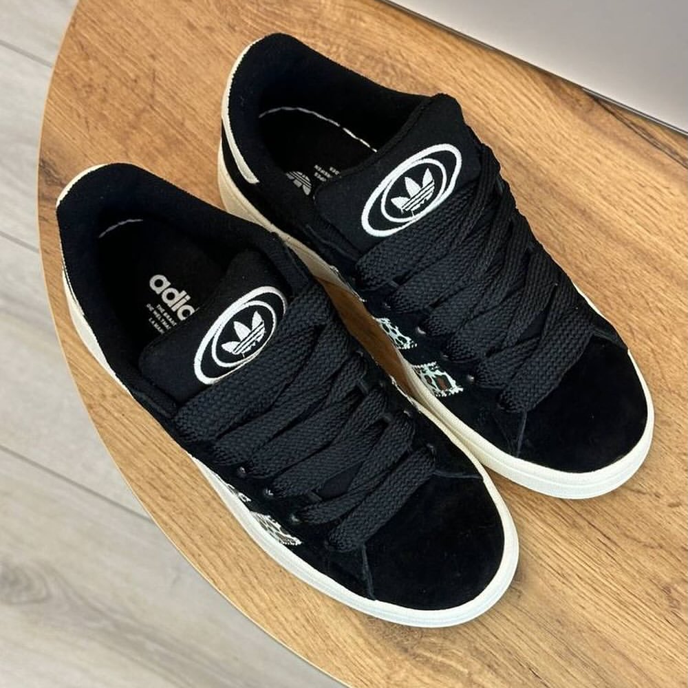 Adidas Campus 00s “Black Leopard” (Cream Sole / Gum Outsole)_2