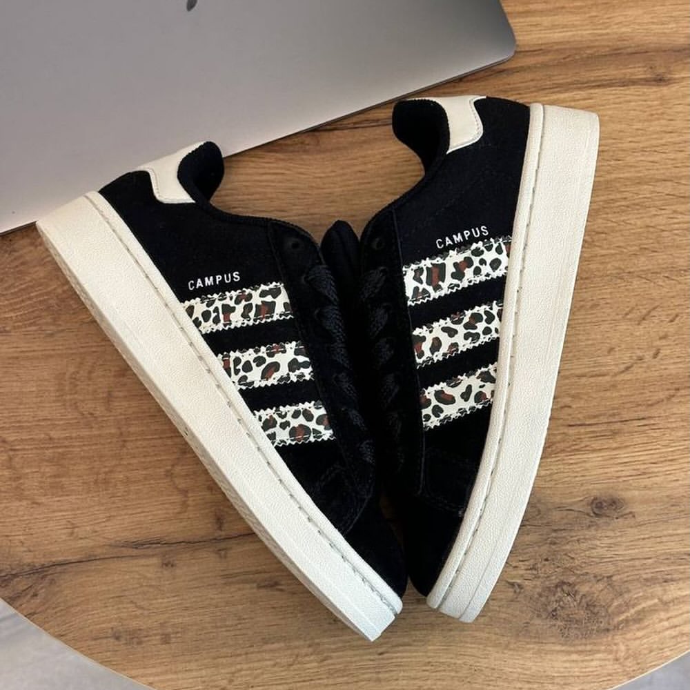 Adidas Campus 00s “Black Leopard” (Cream Sole / Gum Outsole)_1
