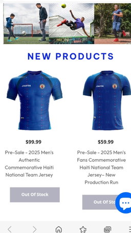 2026 HAITIAN NATIONAL SOCCER T - SHIRTS 