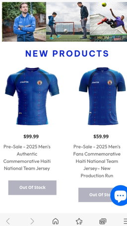 2026 HAITIAN NATIONAL SOCCER T - SHIRTS 