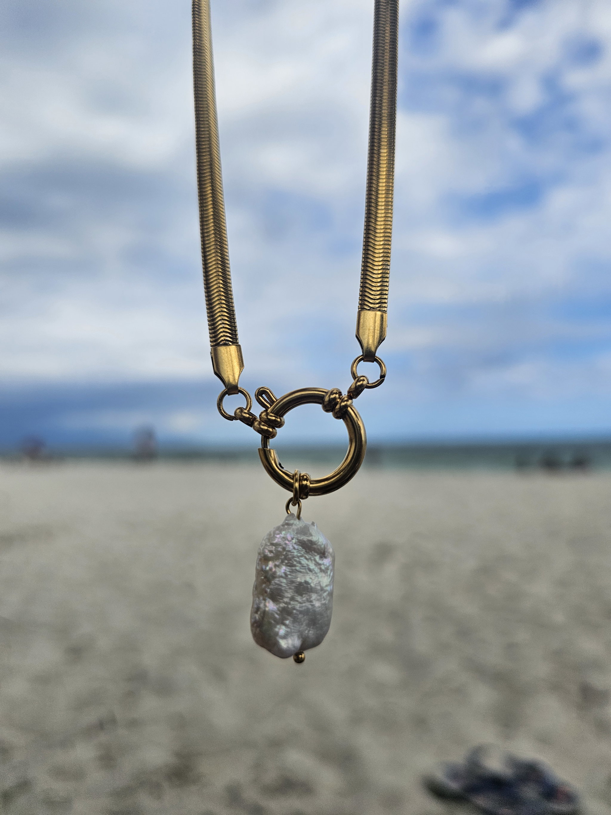Juno Pearl Pendant Necklace _1