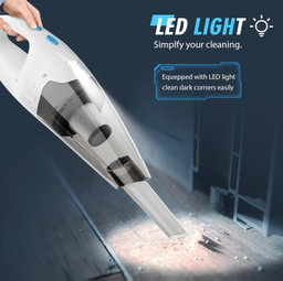 Handheld Vacuum Cordless I Car Vacuum Portable Cordless 650mL Washable Dustbin | 25-Min Runtime Rechargeable Hand Held Vacuum 8000Pa Powerfu Suction