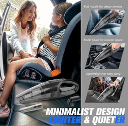 Handheld Vacuum Cordless I Car Vacuum Portable Cordless 650mL Washable Dustbin | 25-Min Runtime Rechargeable Hand Held Vacuum 8000Pa Powerfu Suction