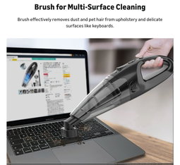 Handheld Vacuum Cordless I Car Vacuum Portable Cordless 650mL Washable Dustbin | 25-Min Runtime Rechargeable Hand Held Vacuum 8000Pa Powerfu Suction