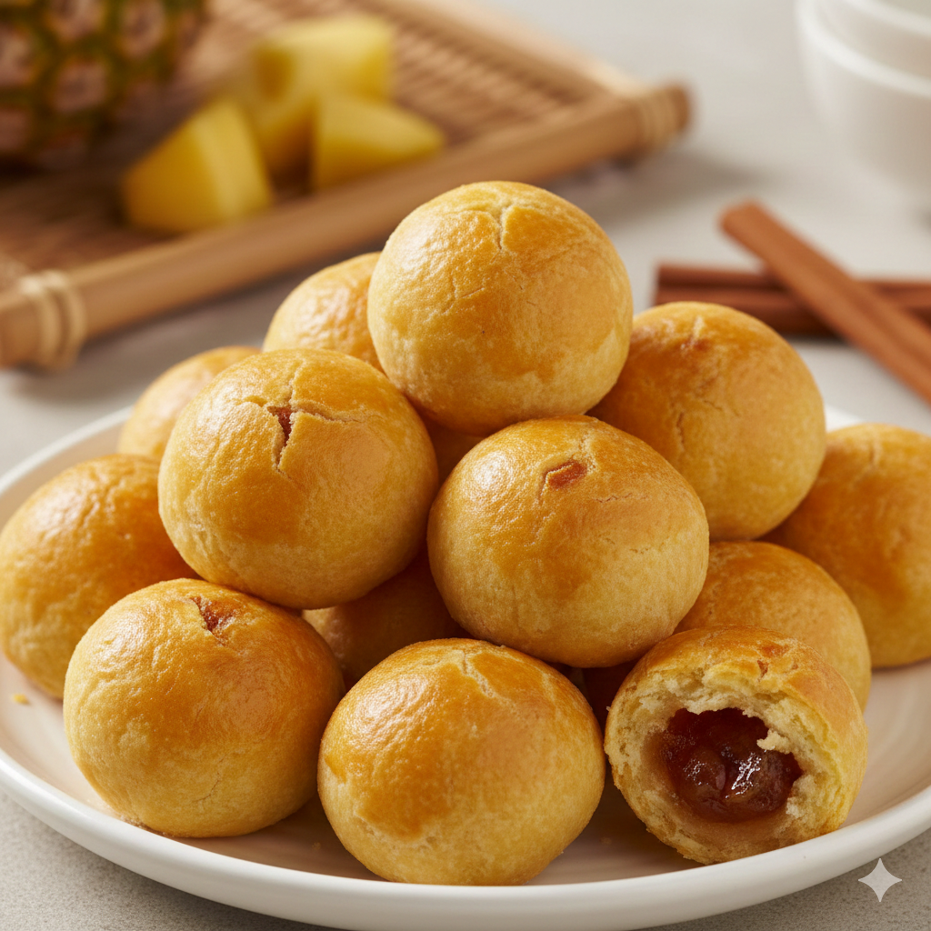 Healthy Golden Pineapple Tarts (20 pcs)