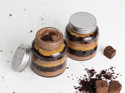 Chocolate and Salted Caramel Brûlée