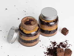 Chocolate and Salted Caramel Brûlée