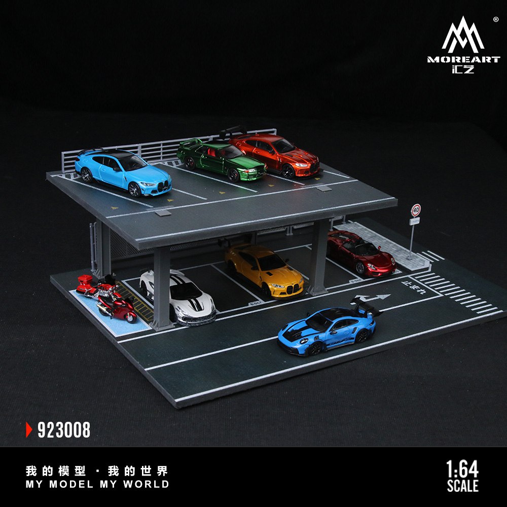 MOREART MODEL 1/64 CAR PARK PLATFORM SERIES_0