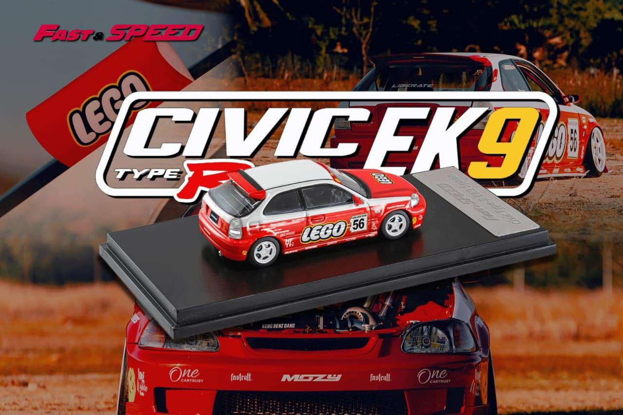FAST SPEED MODEL 1/64 HONDA CIVIC EK9 LEGO_1