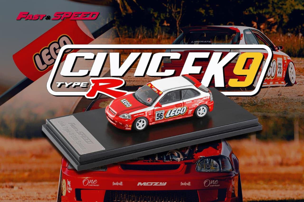 FAST SPEED MODEL 1/64 HONDA CIVIC EK9 LEGO_0