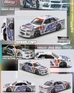 MORTAL MODEL 1/64 SKYLINE ER34 BLITZ