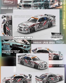 MORTAL MODEL 1/64 SKYLINE ER34 BLITZ