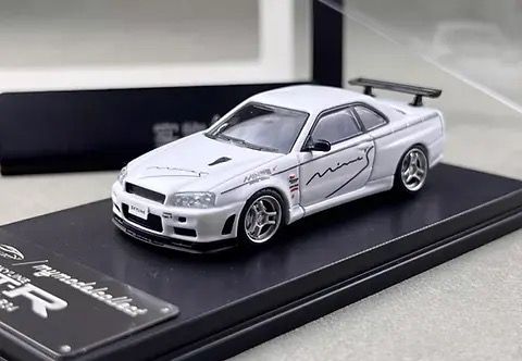 MODEL COLLECT 1/64 SKYLINE R34 V-SPEC - MINES LIVERY