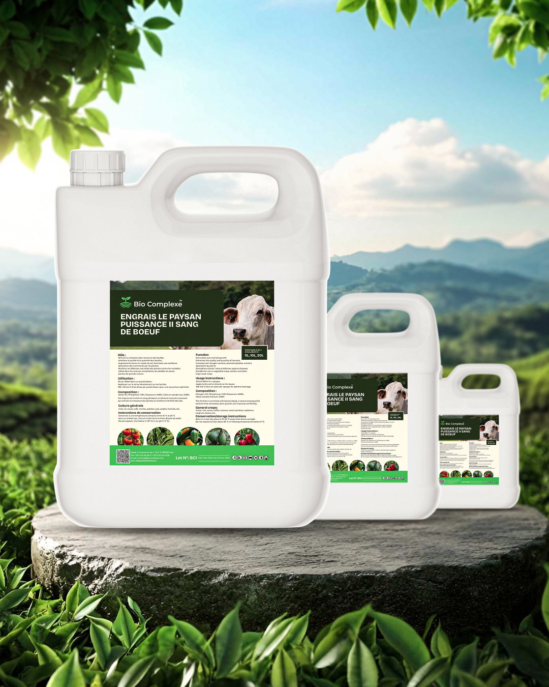 🌱🩸 Bio Complexe - Engrais le Paysan Puissance II Sang de Boeuf