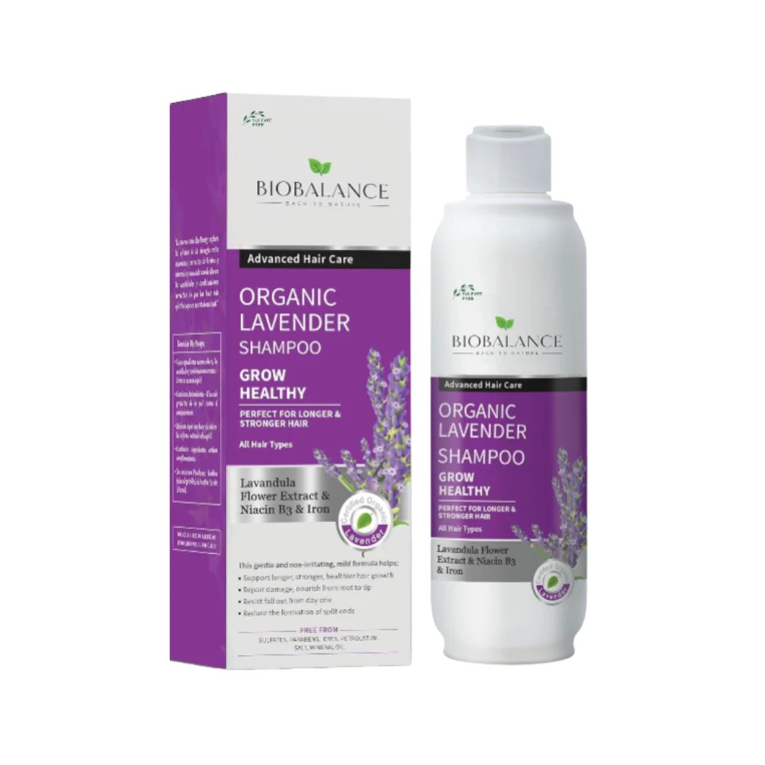 BIO BALANCE ORGANIC LAVENDER SHAMPOO - 330ML | بايو بالانس شامبو التساقط باللافندر العضوي - 330 مل