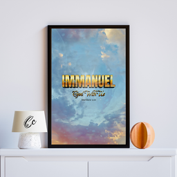 Immanuel - God With Us Frame