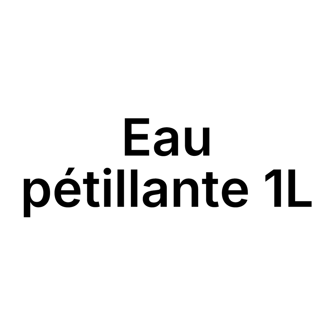 Eau pétillante 1L