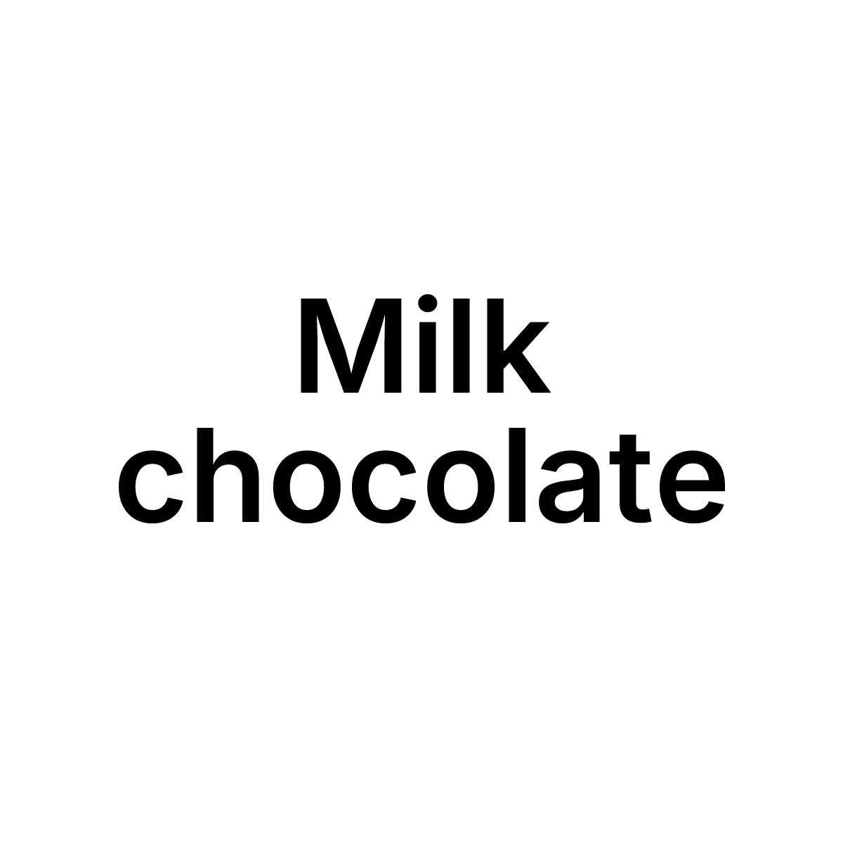 Chocolat au lait - Milk chocolate_0