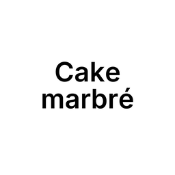 Cake marbré