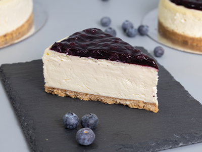 Blueberry Cheesecake Slice