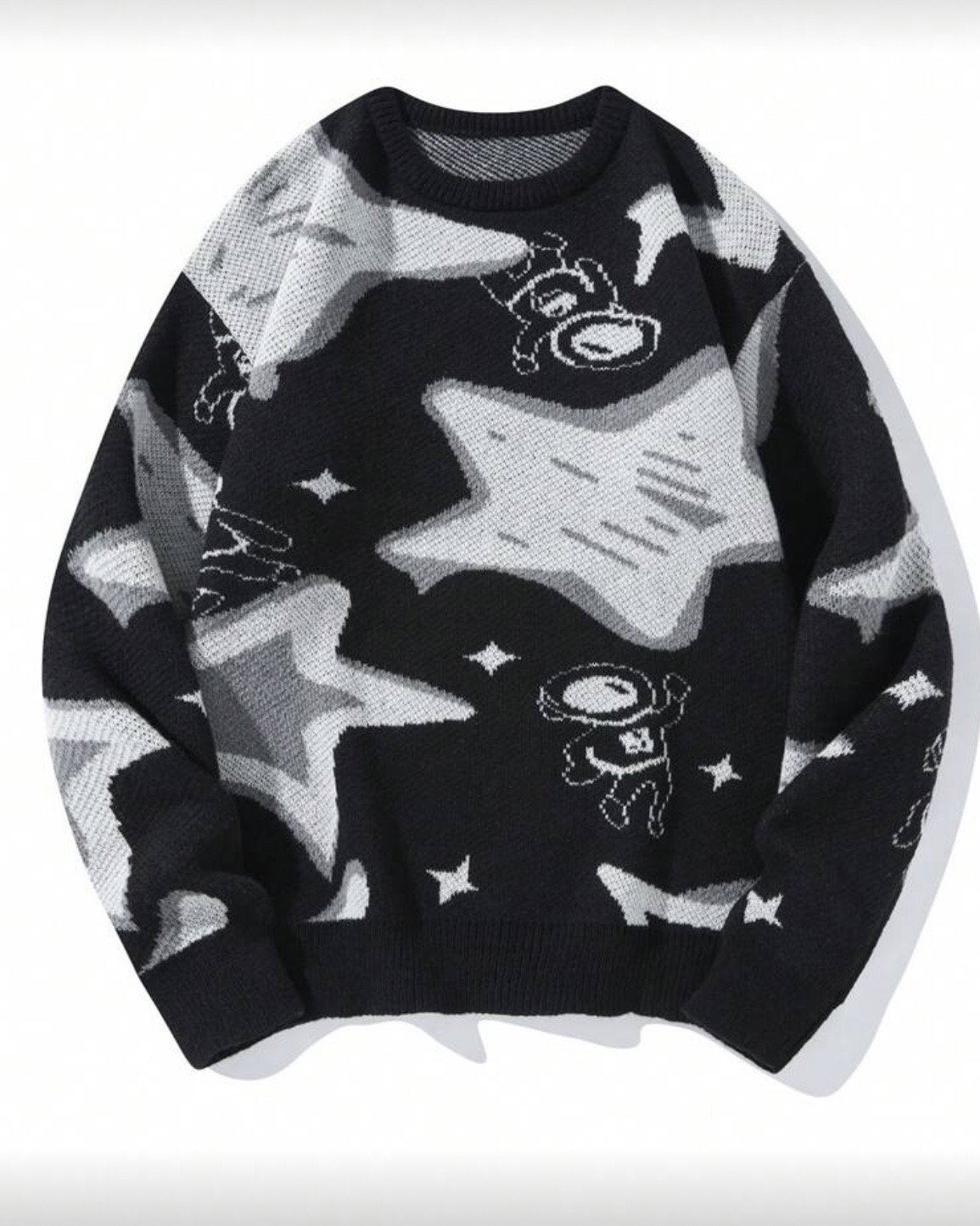 Star pattern sweater 