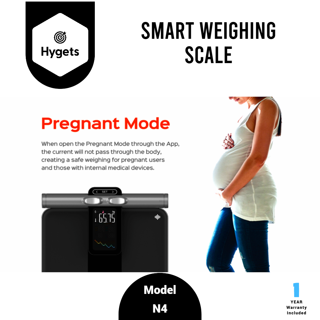 Hygets N4 Smart Body Composition Weighing Scale (8-Electrode Full-Body) – Offline Setup + Printable Report_6