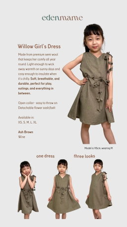 Willow Girl's Dress