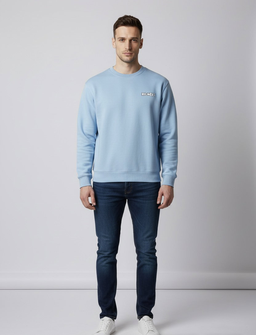 Causal Blue sweater_2