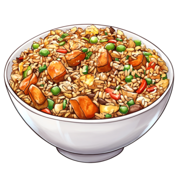 Bowl con arroz y vegetales