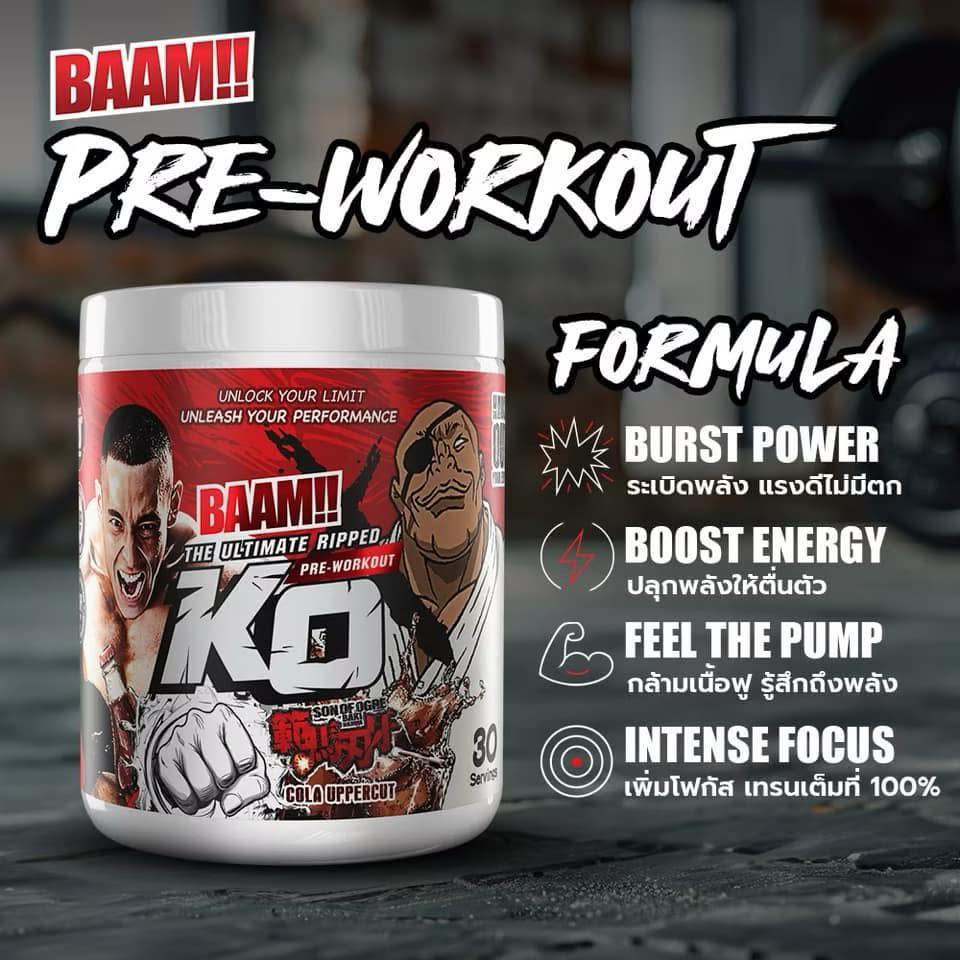 BAAM!! KO !! Ultimate Pre-Workout × DOPPO – 378 g (30 Servings) | Energy • Focus • Endurance_7