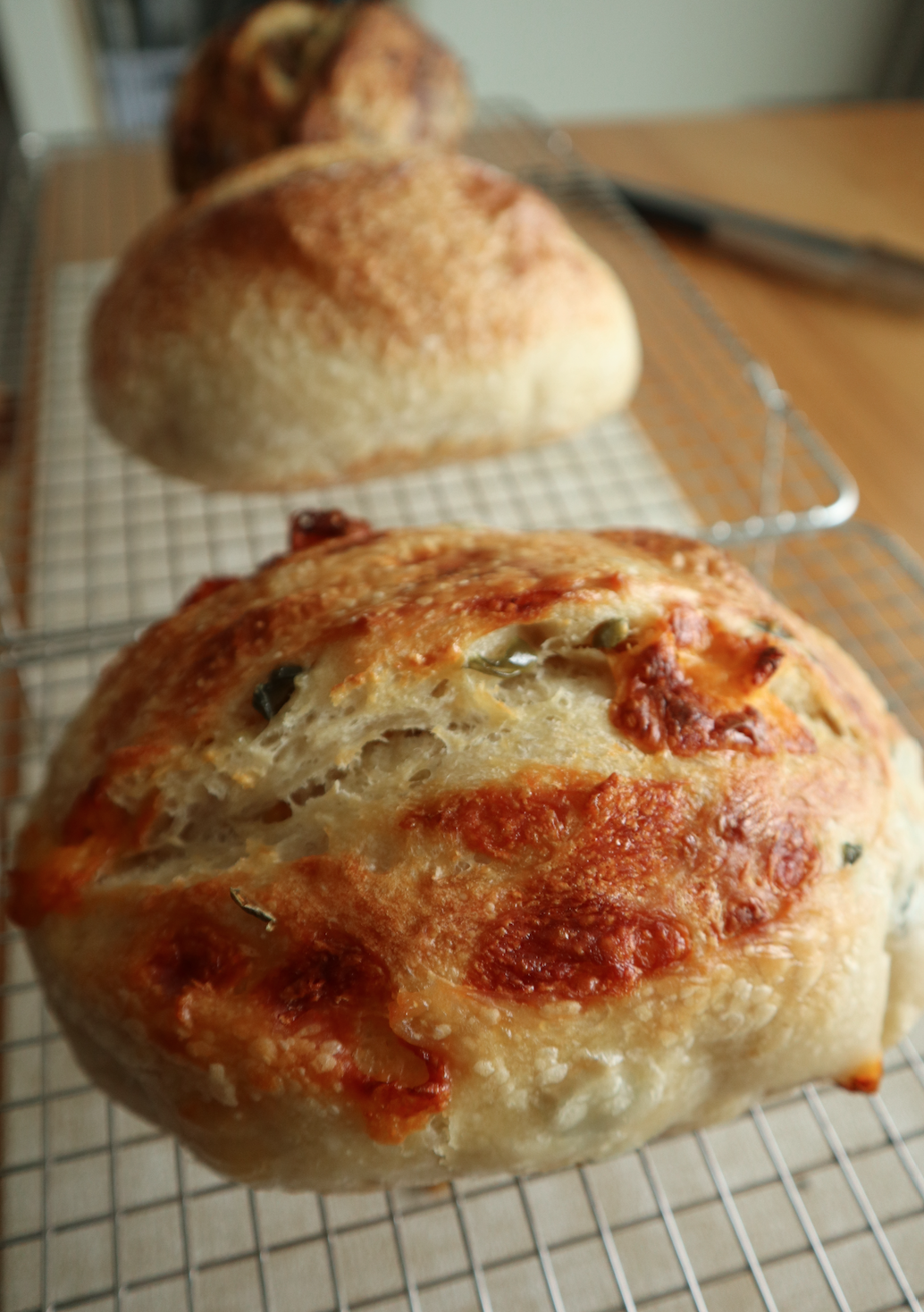 Cheddar + Jalapeños Sourdough
