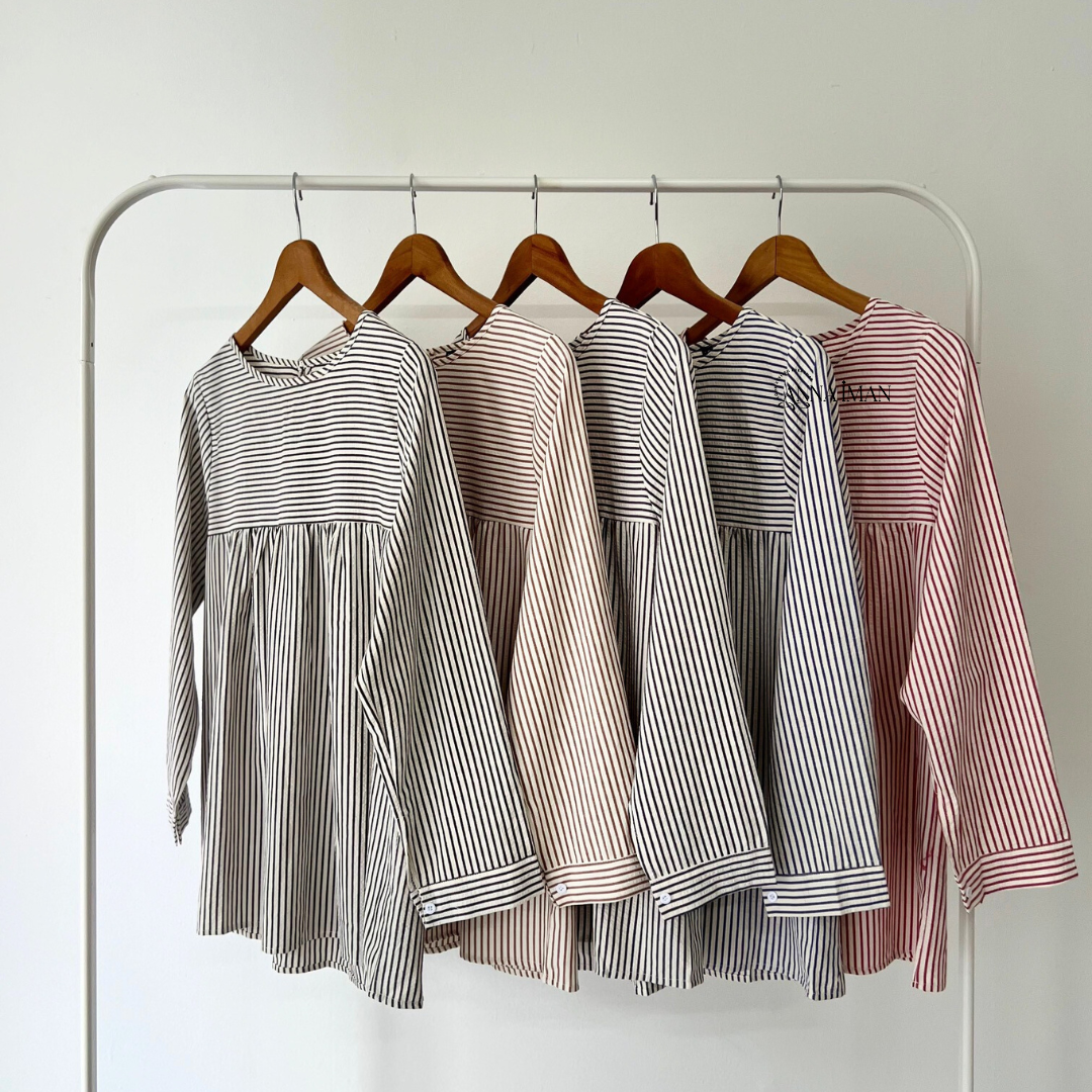 Stripe Peplum