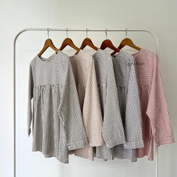 Stripe Peplum