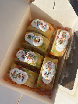 Birthday Cake Rolls