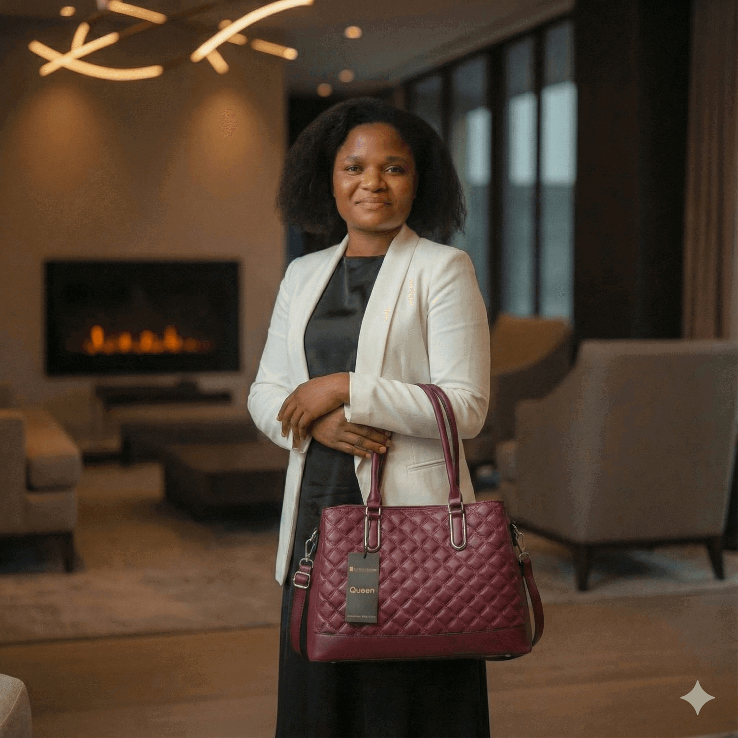 The Sleek Minimalist Satchel ​(women handbags)_0