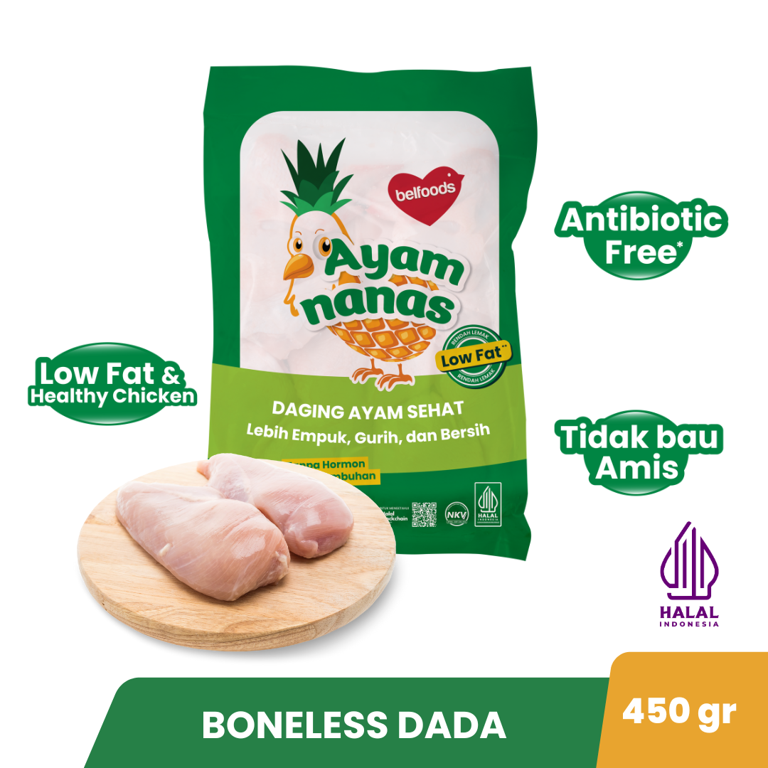 Dada Boneless Ayam Nanas 450gram (Low-Fat)