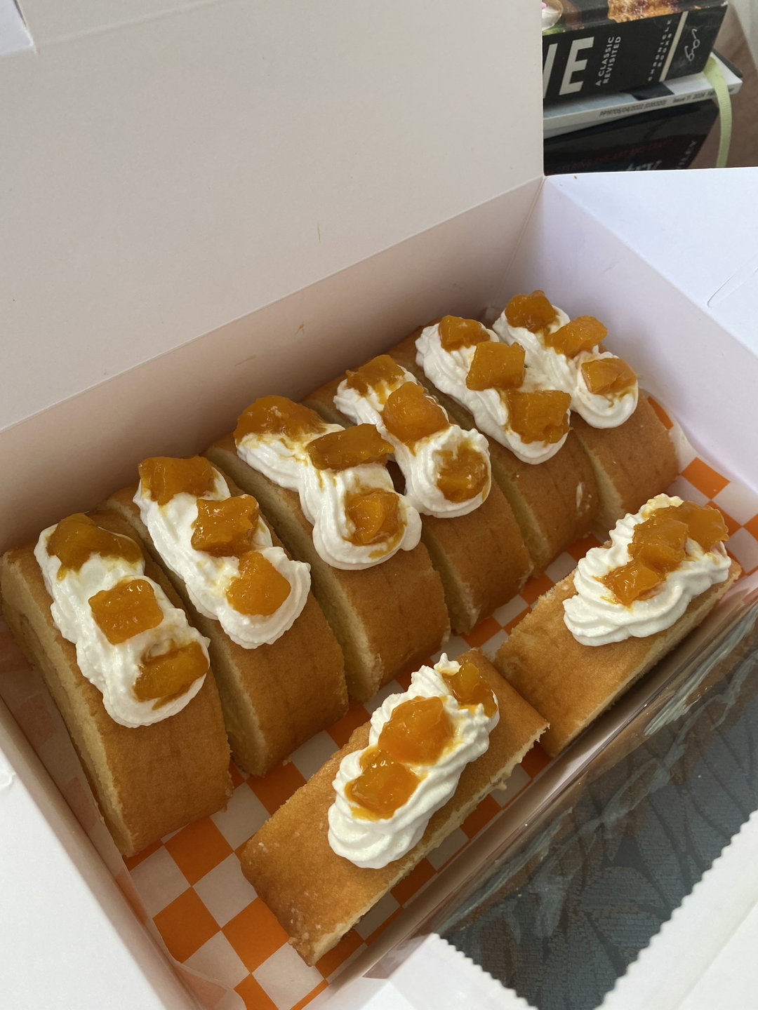 Mango Custard Cake Roll