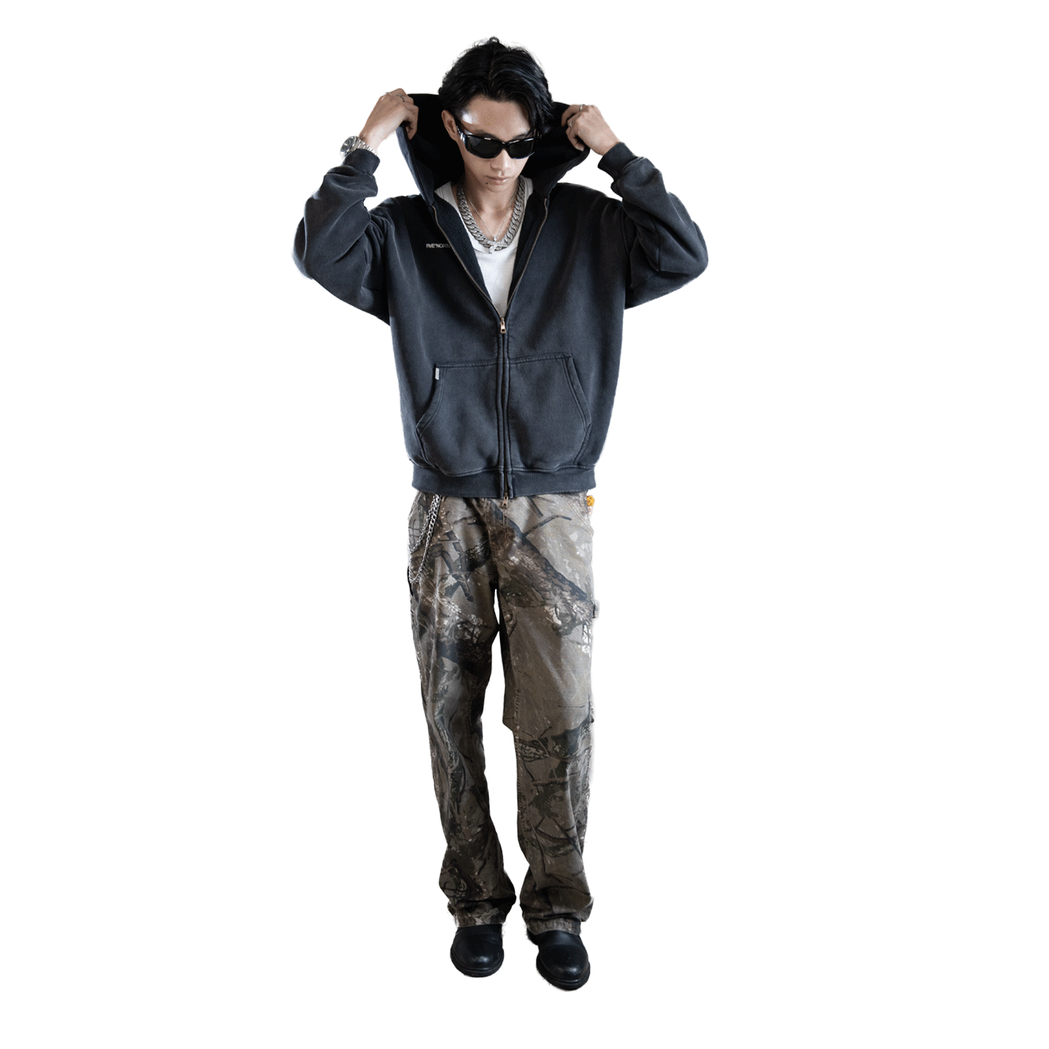 2-Way Zipped Hoodie: "Simpur"_2