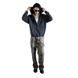 2-Way Zipped Hoodie: "Simpur"