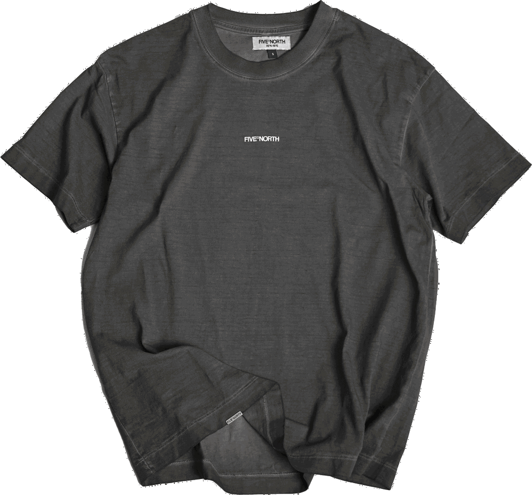 Textured Dark Grey Shirt: "Simpur"