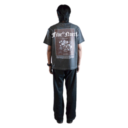 Textured Dark Grey Shirt: "Simpur"