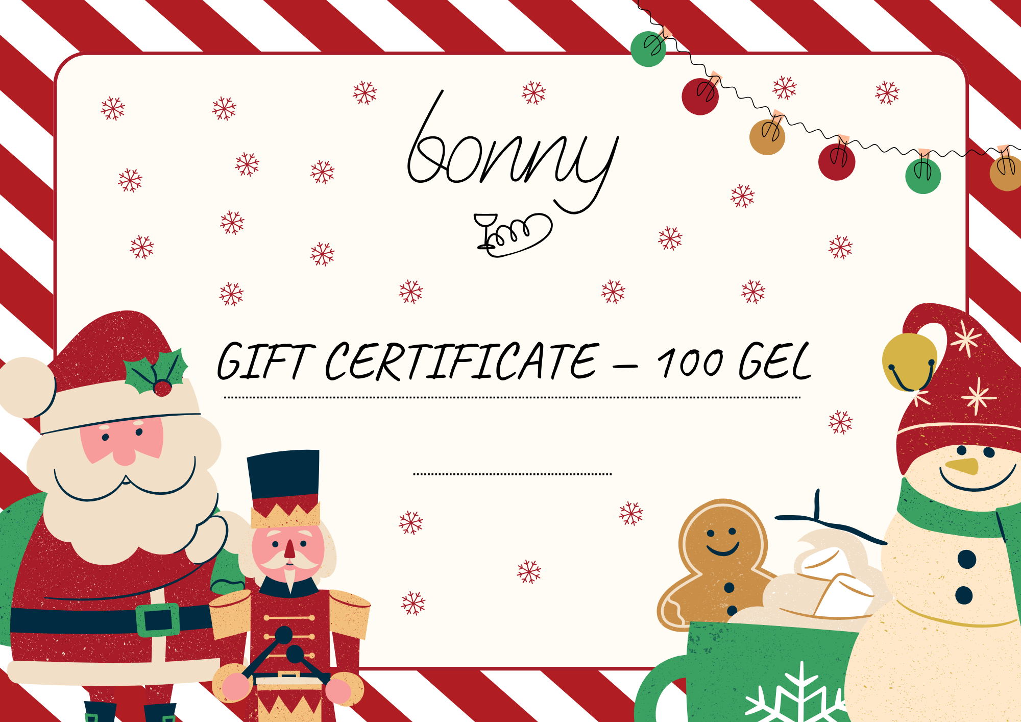 GIFT CERTIFICATE - 100 GEL_0