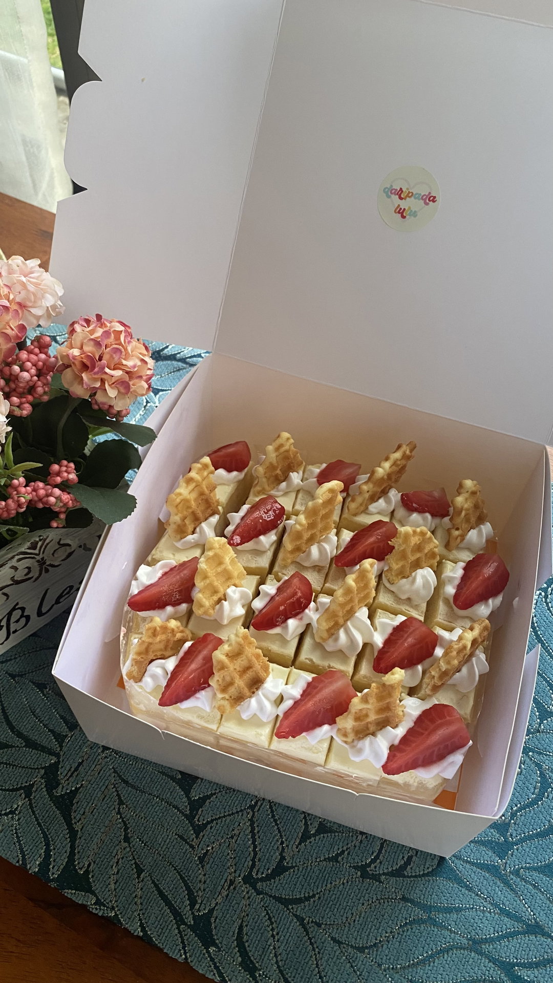 Square Strawberry Shortcake