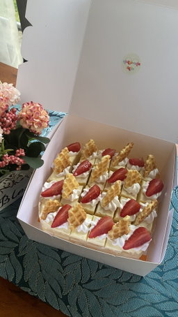 Square Strawberry Shortcake