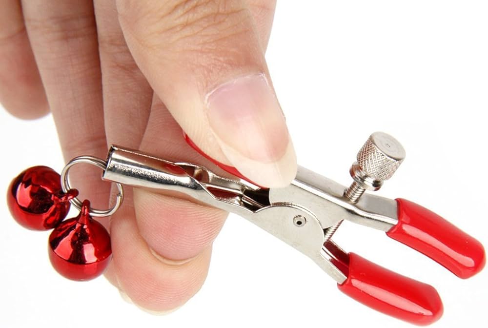 Adjustable Metal Nipple Clamps Entertainment Clip for Women_2