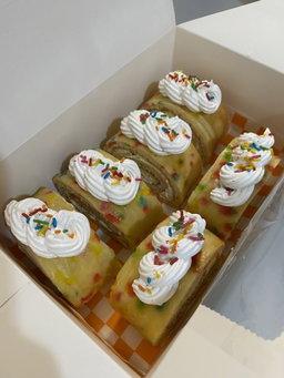 Birthday Cake Rolls