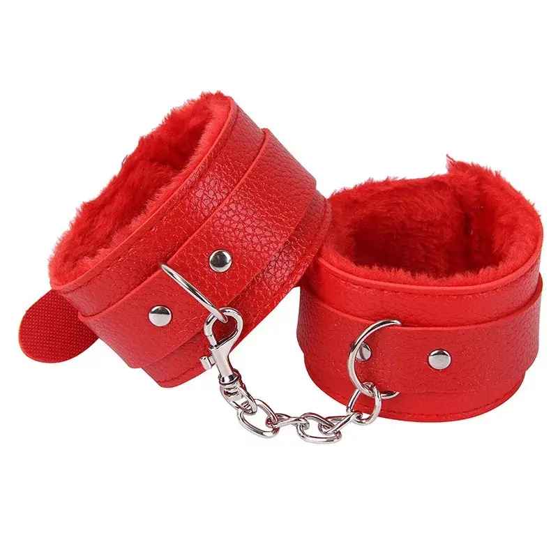 Bondage with handcuffs and ankle cuffs for adults_1