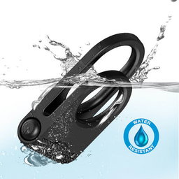 Silicone Vibrator Penis Ring Cock Ring Sex Toys For Men Erection Dual Ring